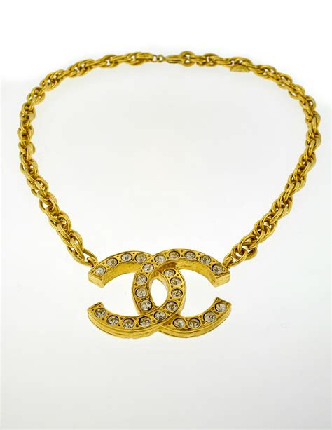 chanel vintage necklace price|authentic chanel necklaces.